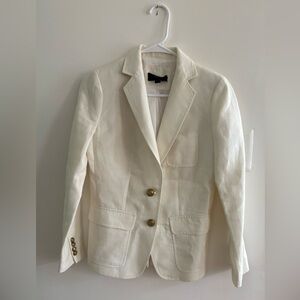 Jcrew schoolboy linen blazer
